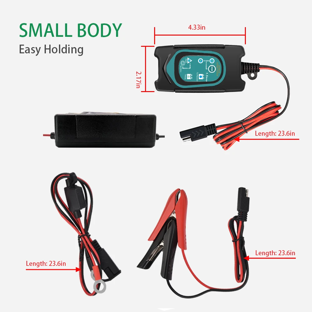Factory price battery charger quality high efficiency motorcycle battery charger OVP OCP Short circuit protection