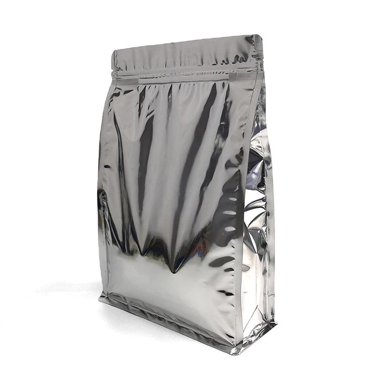 Custom Aluminum Foil Stand Up Pouch Transparent Ziplock Microwave Oven Packaging Plastic Bag