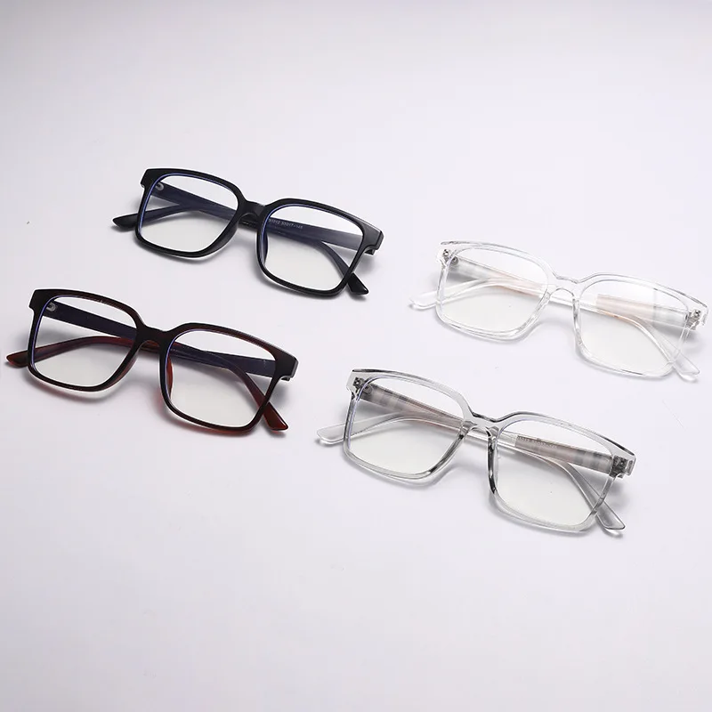 UNOC TR90 Anti Blue To Block Light Computer Glasses Mobile Phone Bluelight Blocking Protection Square Eyeglasses