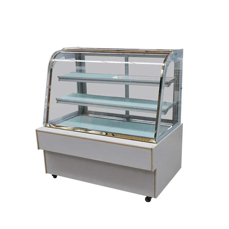 Cake Display Case Mini Refrigerator Cabinet Wholesale Factory Price Acrylic Display Cooler with Good Reducer ISO