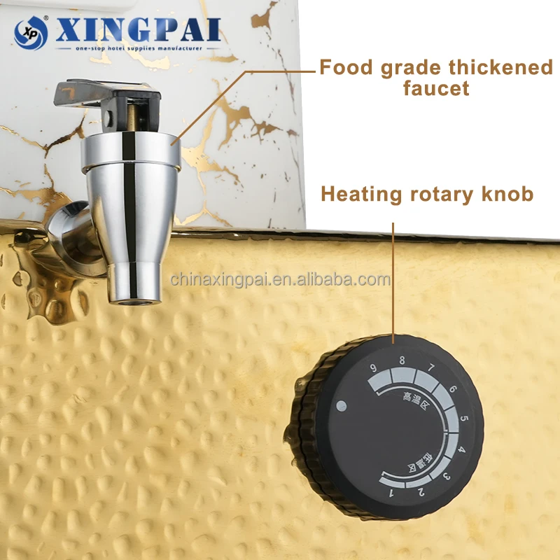 XINGPAI catering equipment hammered stainless steel base electric juice dispenser for sale