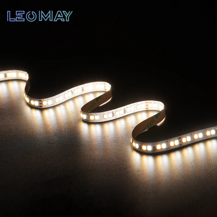 LEOMAY оптовая цена SMD2835 192led/m DC24V 8 мм IP20 5 м/рулон гибкая светодиодная лента CCT