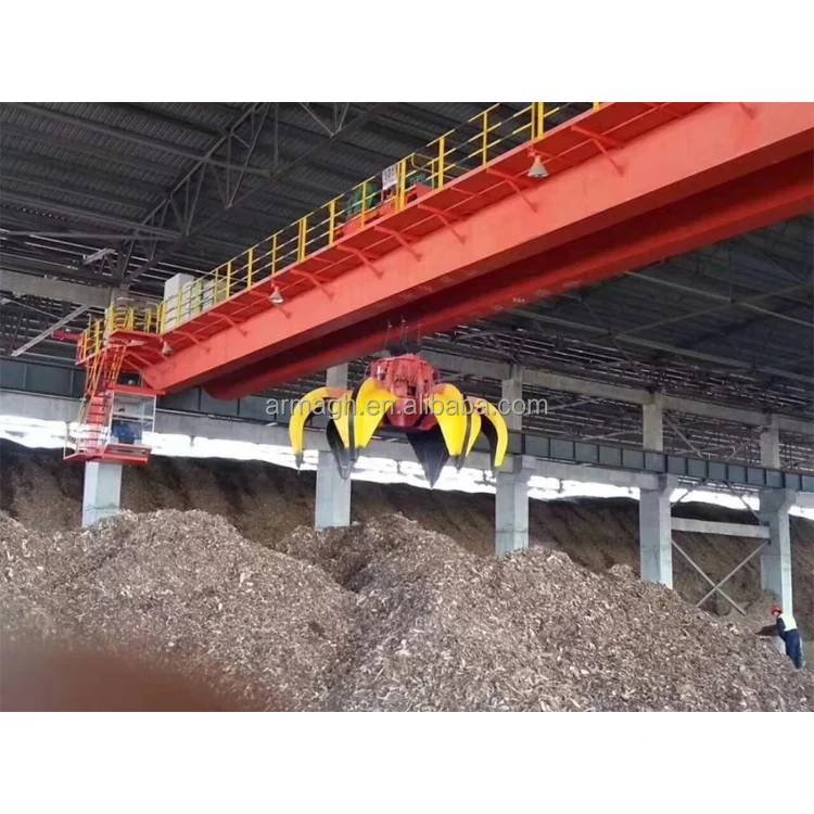 Lifting and hanging grab bucket for garbage disposal site two petal multi petal lifting grab bucket