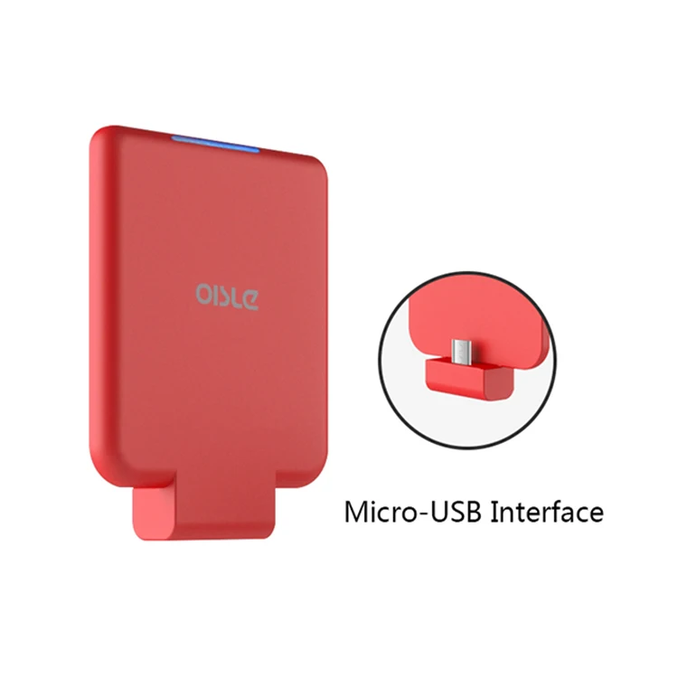 
OISLE 2019 Universal Ultra Slim Cell Phone Battery Pack Fast Charge Battery Pack 