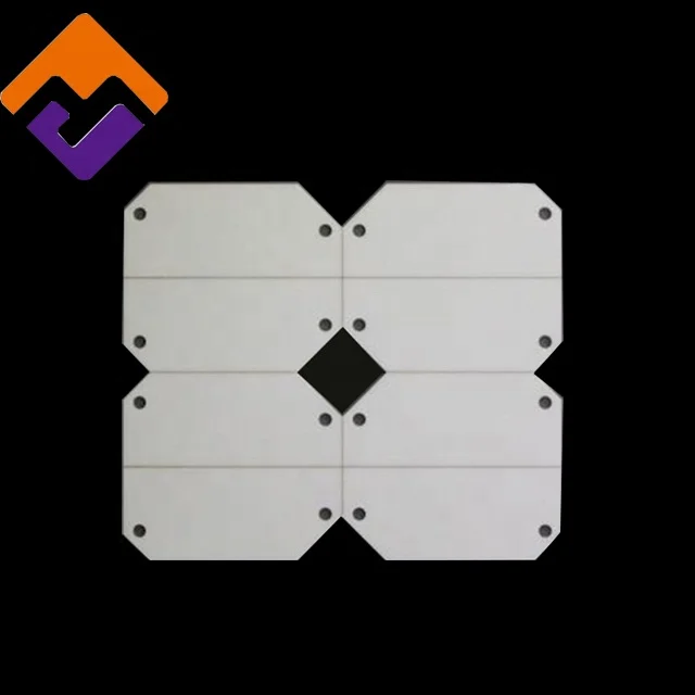 Factory Price Industrial 96% AI2O3 Metalized Alumina Oxide Ceramic Plate Substrate