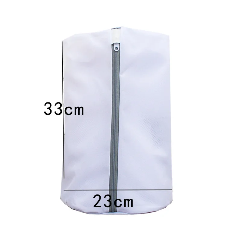 Customize travel white  Foldable Underwear reusable 7 size washing zip mesh laundry bag