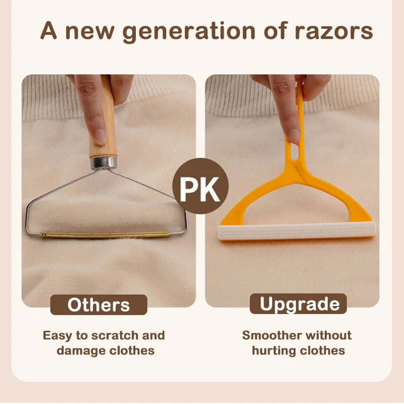 Portable Lint Remover Fuzz Fabric Shaver Double Sided Carpet Clothes Pet Hair Scraper Manual Cleaning Brushes