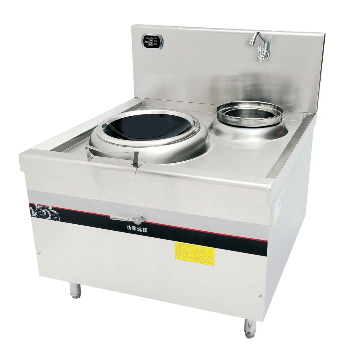 12KW/15KW Single Inductioin Burner Commercial Wok Station National Induction Wok Cooker Good Price