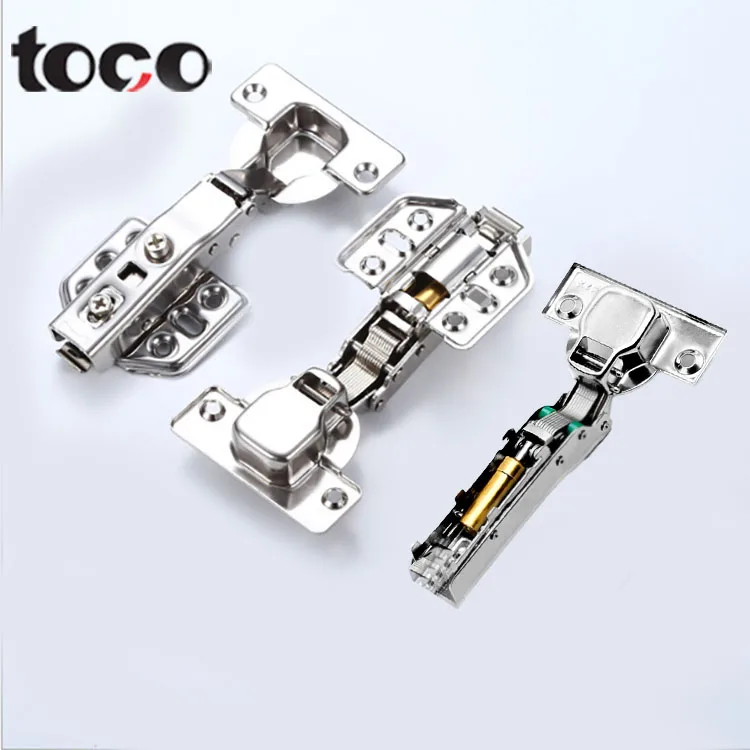 Toco Hardware accessories  full overlay soft close hinge furniture fitting  kitchen drawer door concealed hydraulic hinge 35mm