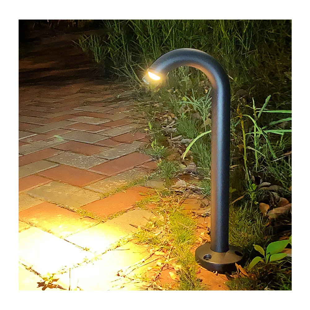 High Quality Aluminum IP54 Outdoor Garden LED Bollard Light 220V Warm White Lawn Lights