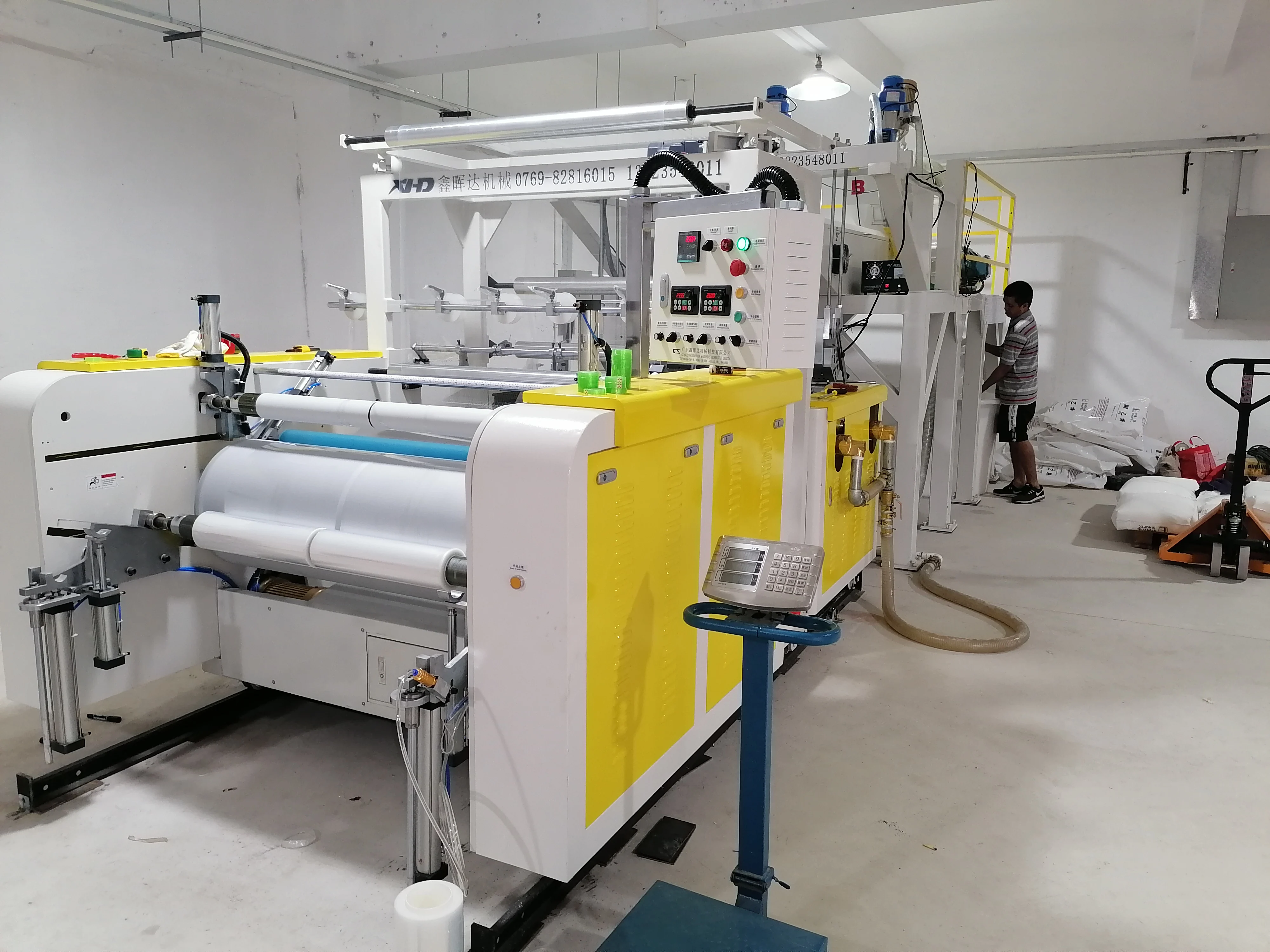 1 meter  pe stretch film extruder stretch film making machine stretch film production machine