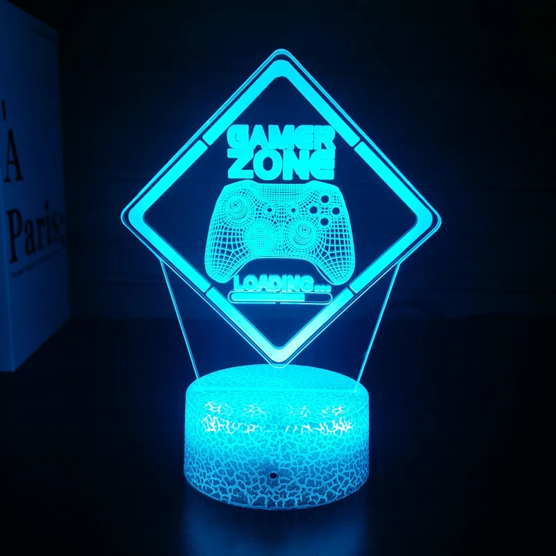 Customized 3D Game Room Desk Lamp console game LED desk lamp for home and office decoration