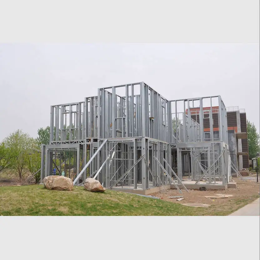 Flat Steel villa house/ Modern home luxury Villa