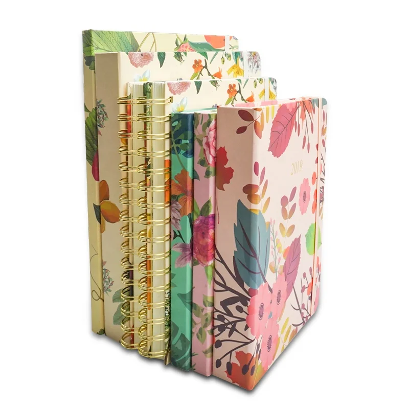 
A5 Custom Printing Diary Planner Travelers Hardcover Paper Spiral Notebook Success Journal 