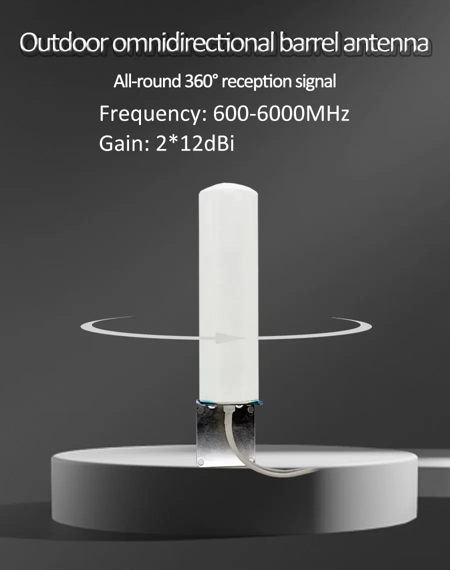High Gain Long Distance Outdoor Wireless 20KM Router Mimo LTE Cell Phone 5G 3G 4G Wifi Omni Directional Antenna