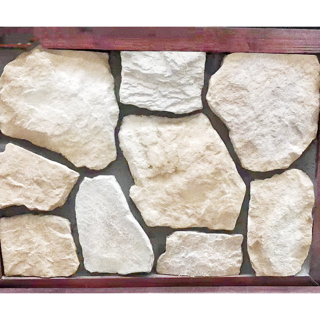 white wall decorative facing stone customized colors