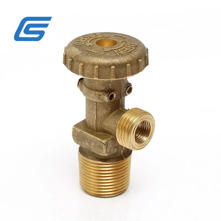 Competitive price lpg gas brass valve 27mm size 12.5kg gas cylinder use for africa market