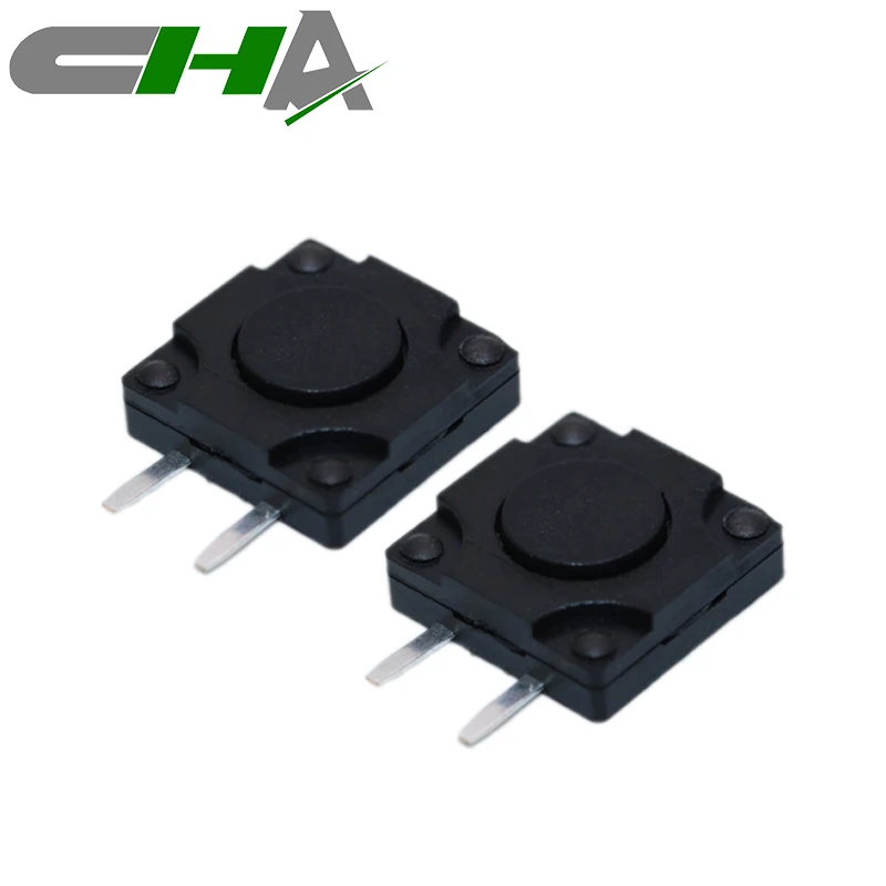 CHA 2 pin waterproof tactile switch 12x12 lever tact switch 2 pin tact switch