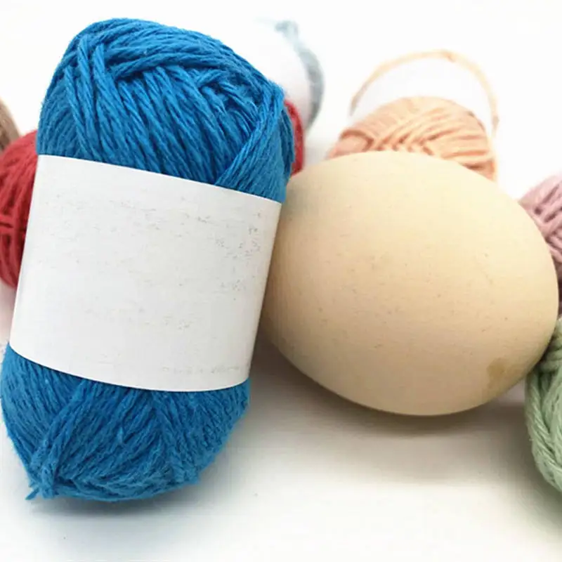 Hand Weaving Hand Knitting Yarn 100% Cotton Mercerized 100% Organic Cotton Yarn