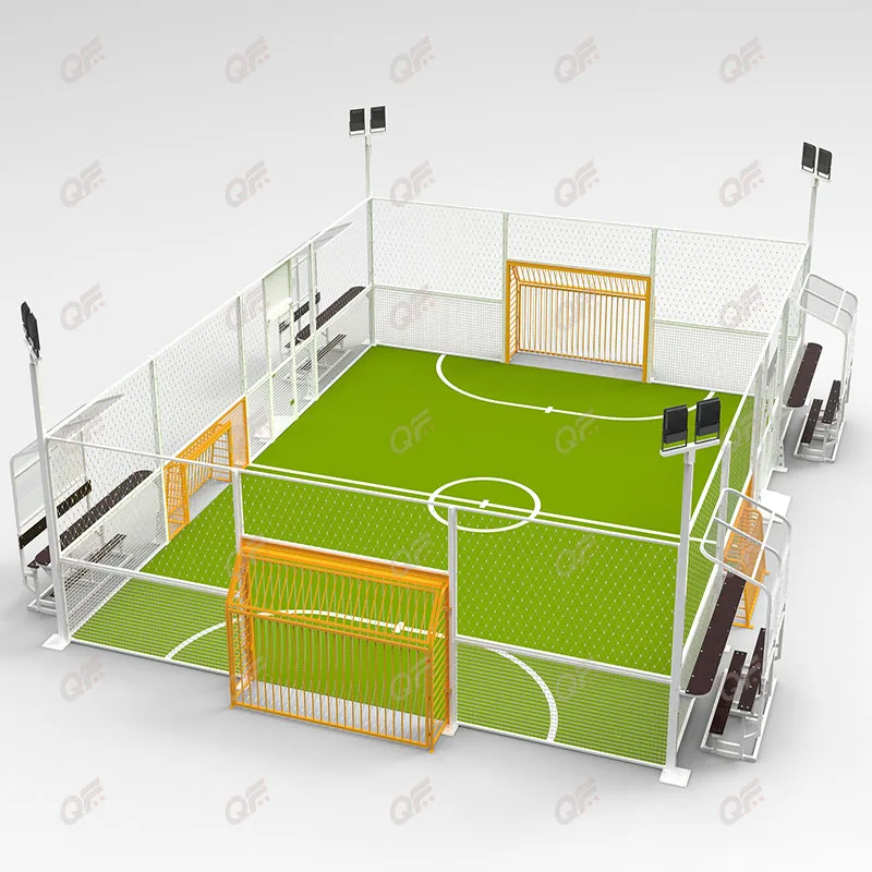 Customize size Sports Soccer Field Customized soccer Pitch Multi functional football field Football Cage Indoor football Court