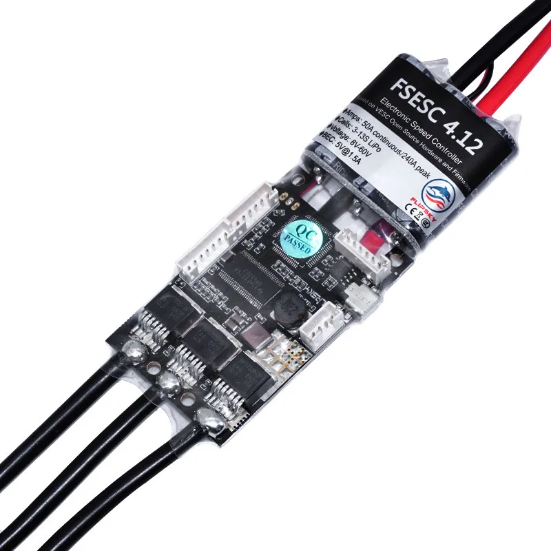 Flipsky 8-60V 50A ESC 4.12 with Aluminum Case based on VESC4.12 for Electric Scooters