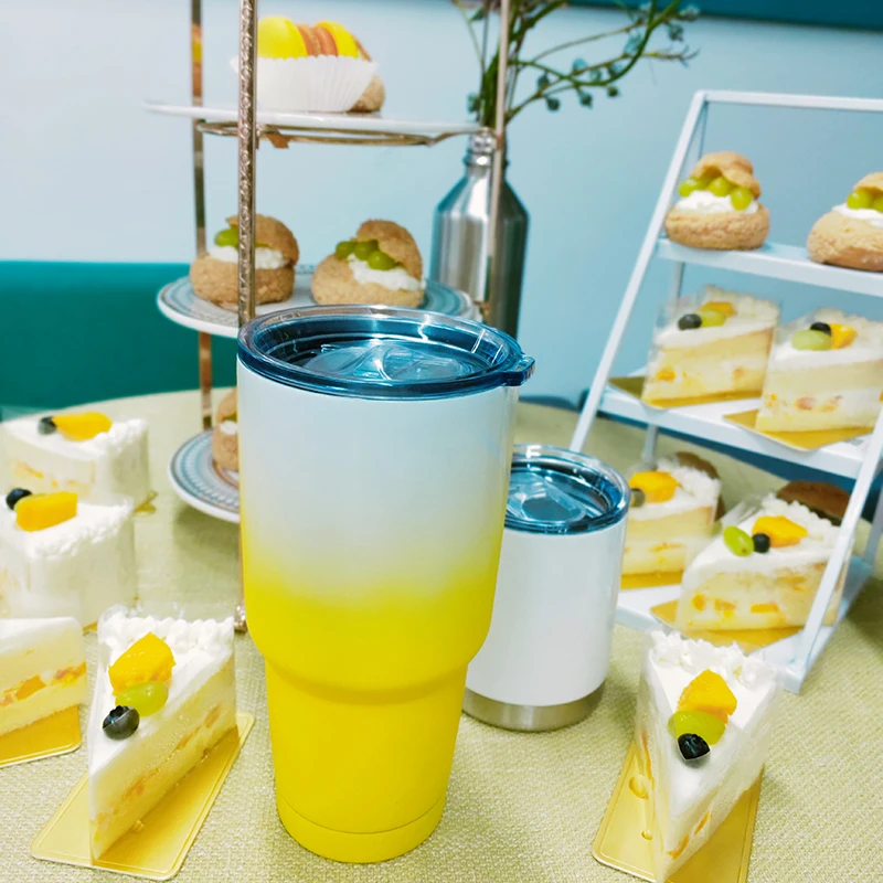 Customized 20 oz 30 oz tumblers stainless steel vacuum insulated tumbler cups in bulk vacuum insulated stainless steel tumbler