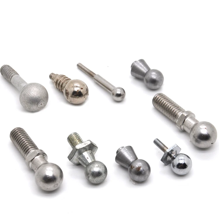 Custom cnc machining stainless steel and carbon steel ball bolt stud
