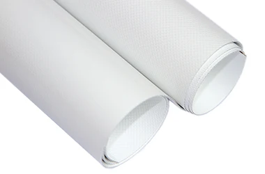 DERFLEX  26.5oz PVC Coated Tarpaulin Fabric Supplier PVC Matt White Projection Screen Fabric