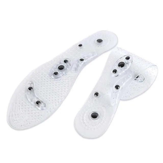 Magnetic therapy magnet foot massage gel insoles promote blood circulation fatigue relieve shoe pads