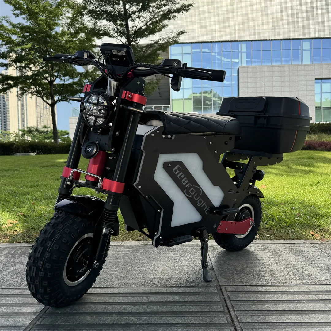 Adult All Terrain 72V E-Scooter Powerful 10000W Dual Motor 50Ah Removable Battery 14inch Electric Scooter in USA