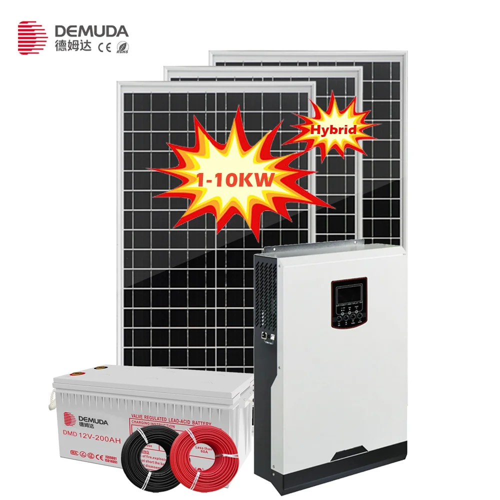 Новинка 2023, полный комплект, гибридная Солнечная система, 1 кВт, 2 кВт, 3 кВт, 5 кВт, 8 кВт, 10 кВт, Автономная Солнечная энергосистема для домашнего использования