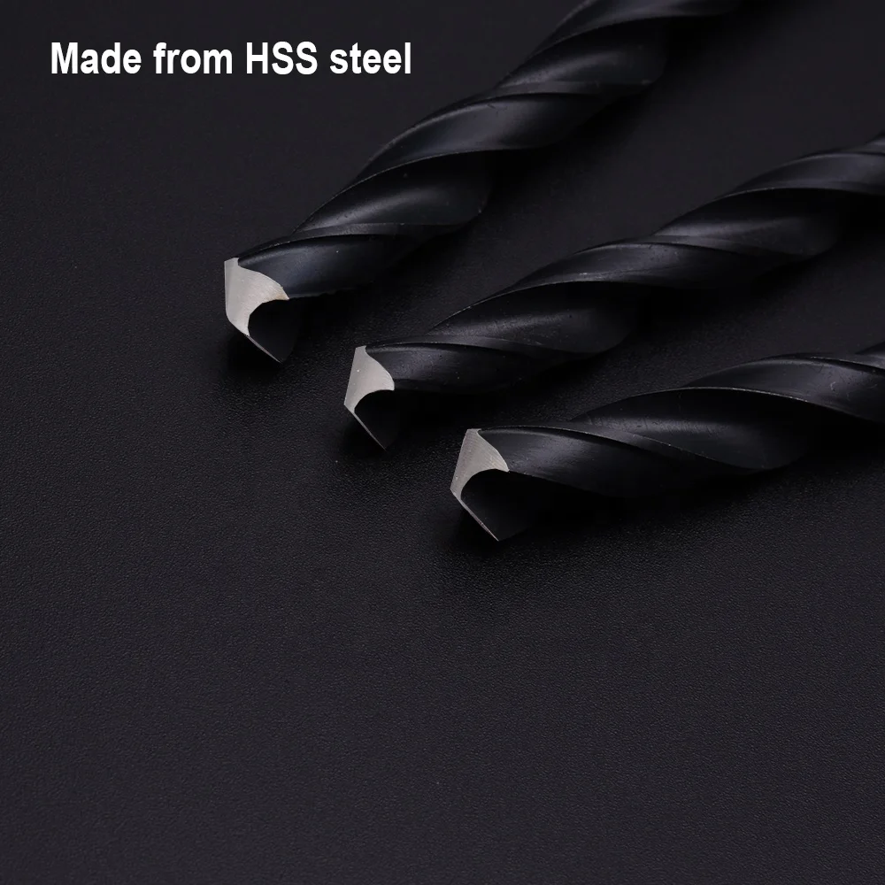 Factory Price 25 pcs HSS Twist Drill Bit Set for Metal Wood Plastic Drilling Work