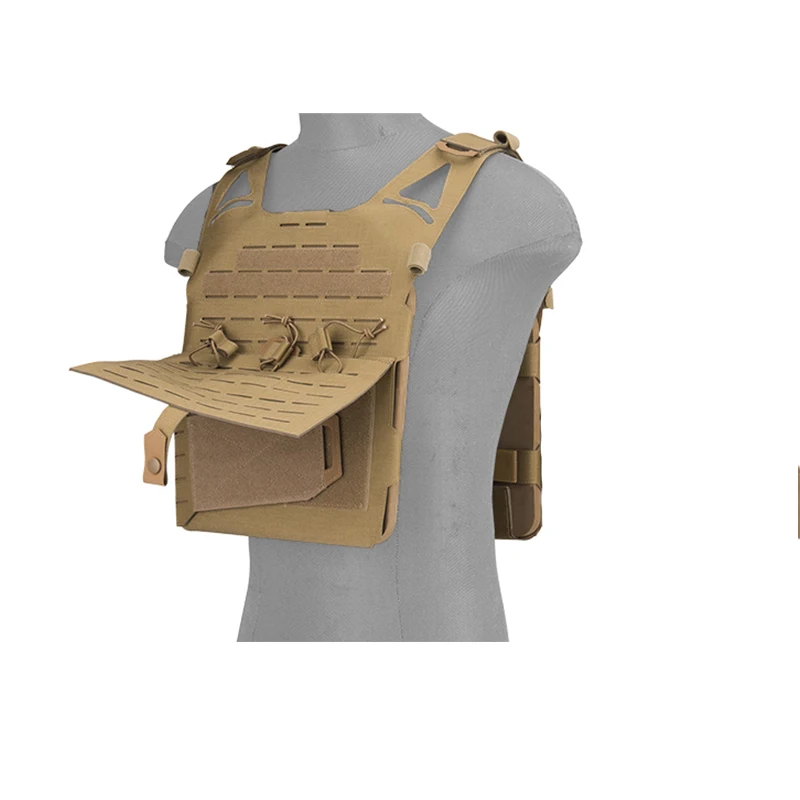 coyote hypalon rubber fabric with textile inserted for making tactical gears