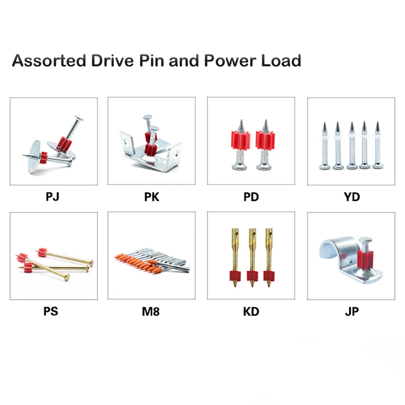 Hot Selling Cordless Household Handheld Strong Concrete Wall Framing Metal Plate Powder Actuated Fastening Systems  Nail Gun