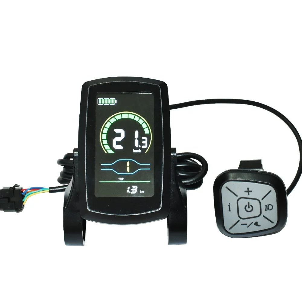 New arrival electric bicycle part 2# protocol LCD display 36v 48v regular e bike colorful display for ebike