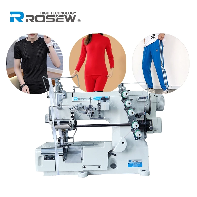 GC562-05CB Flat Bed Interlocking Elastic Attached Industrial Convenient Multi Function Sewing Machine For Women Underwear
