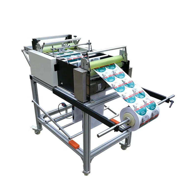 300mm A3 A4 Paper film self-adhesive color positioning automatic roll to sheet cutting machine