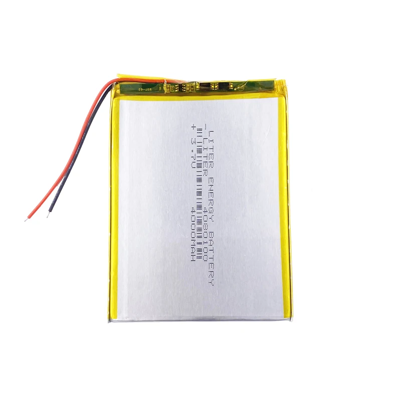3.7V 4000mAh 4080100 Polymer Lithium Li-Po Rechargeable Battery For MP5 GPS DVD E-book Tablet PC video game