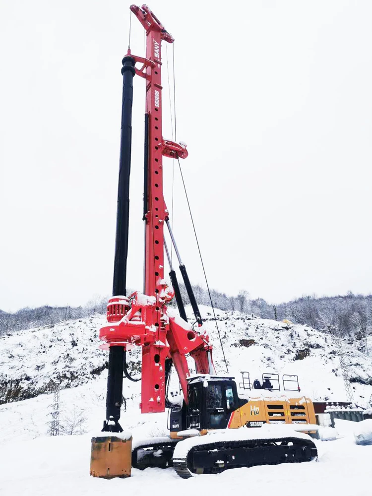 SANY manufacturer piling rigs SR215-C10 SR235S truck mounted water well mud rotary drill rig