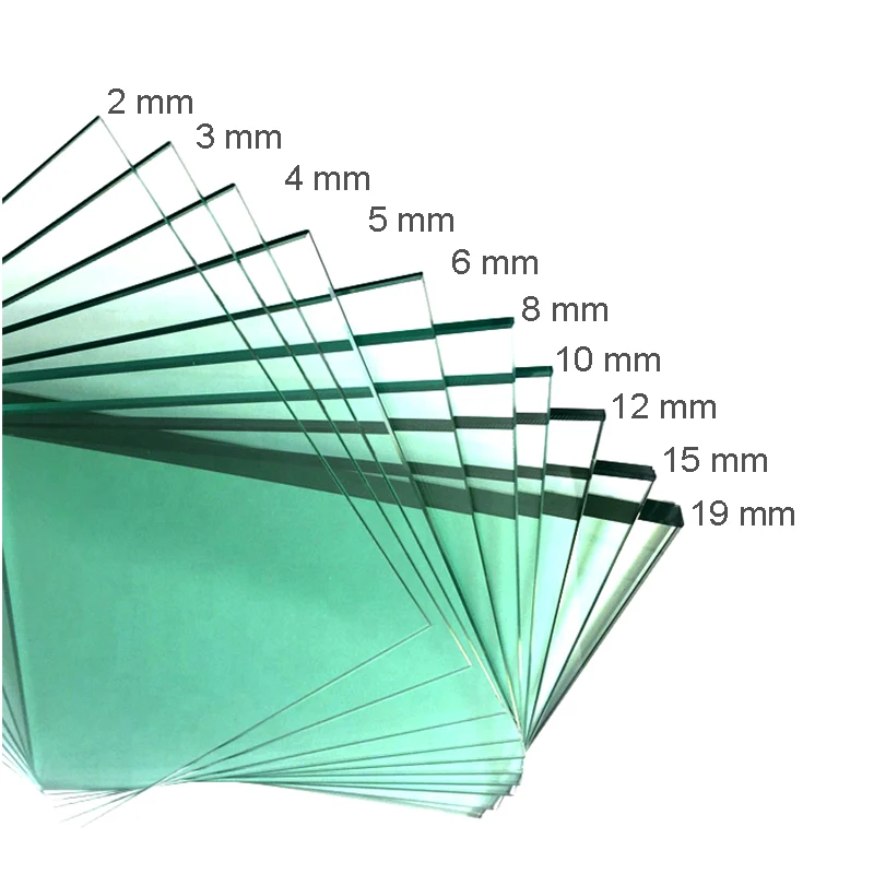 China Price 2mm - 19mm low iron jumbo size toughened clear float glass Building Glass Price