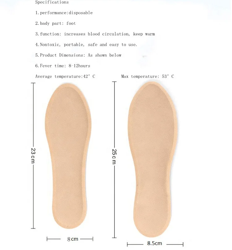 
selling instant foot warmer heating pad for shoes heated insole foot warmers of winter man shoes 