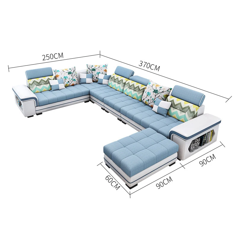 Factory direct sale modernos modern small multifunction massage living room furniture sets sofa