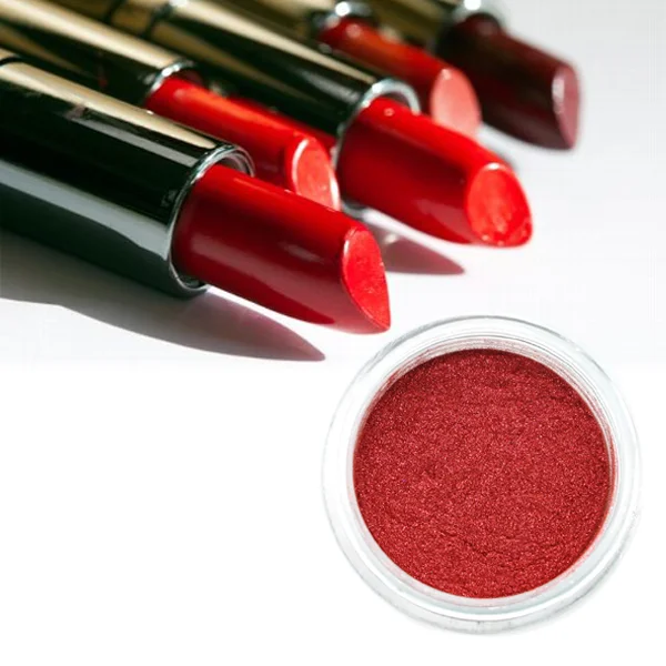 Skin safe synthetic/natural coloring dye lipgloss mica powder cosmetic grade blood red pigment for lipstick