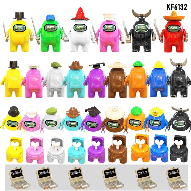 Diy Совместимость с legoingly смешная игра 12 Стиль персонажа мини фигурка среди игрушек Строительный блок США