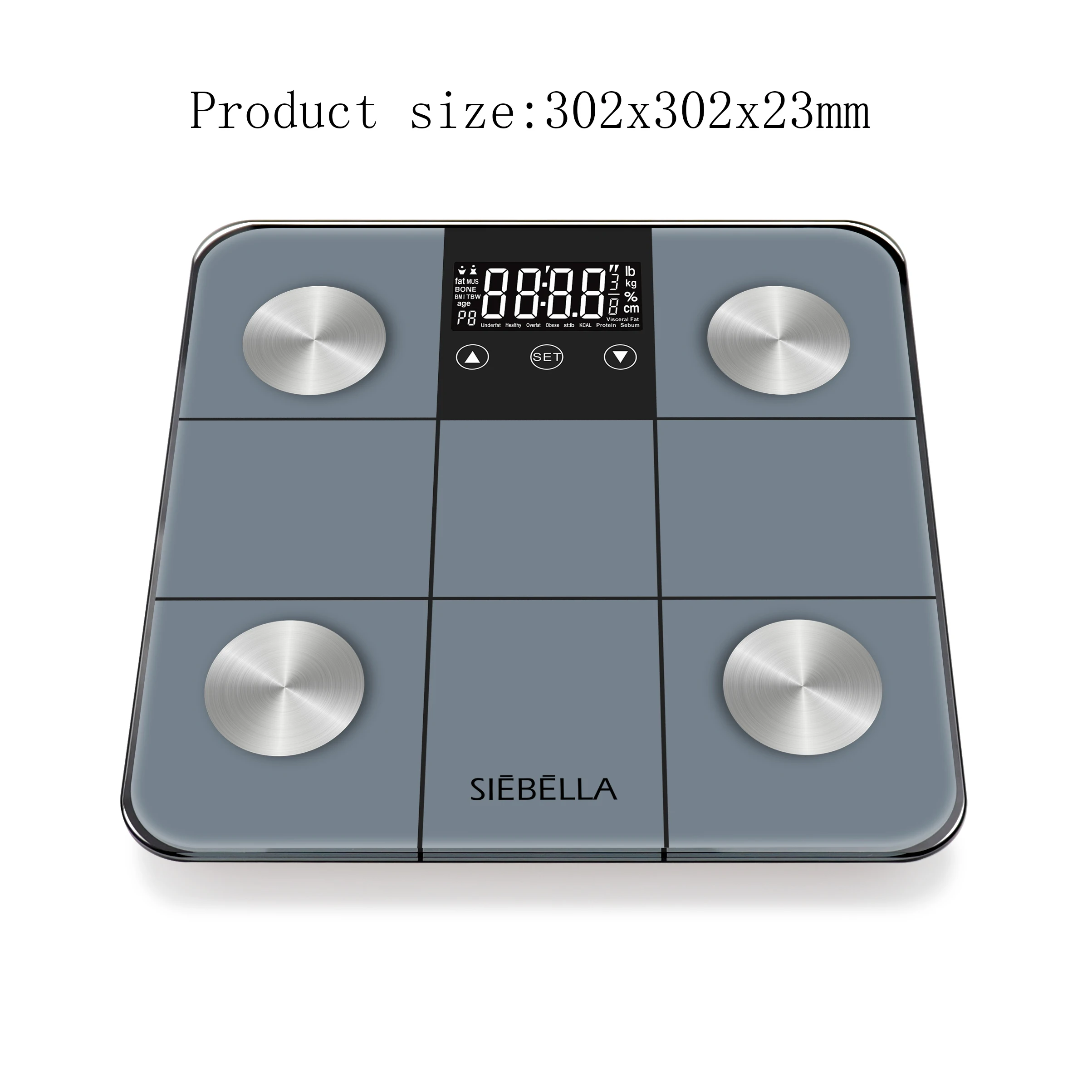Electronic Personal digital analysis BMI scale mini bathroom Measure body fat water bone Body Fat Scale