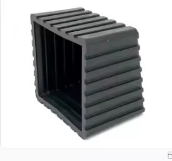 38*38mm Fitness Equipment Accessories PVC Inclined Foot Cover Plastic Anti-slip Protector End Cover