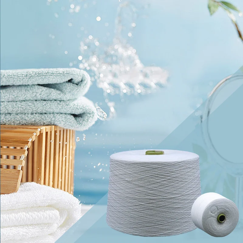 Factory Supply Blended Yarn 60% Cotton 40% Polyester 40s/1 Combed Ring Spinning High Tenacity Knitting Weaving and Knitting