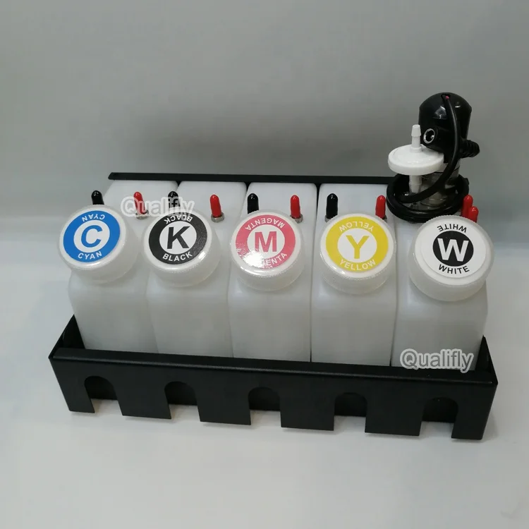 universal  for EP L1800 1390 1400 1410 DTF white ink bottle whit ciss   ink system Continuous Ink Supply System printer
