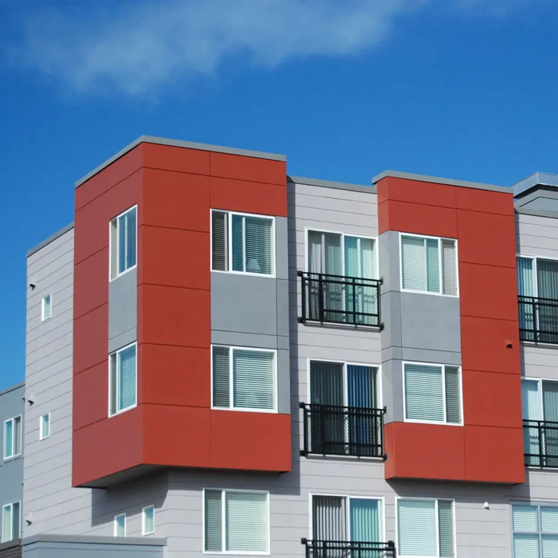 Wood Grain Cement Board Siding Overlap Fiber Cement Board Siding Panel For House Exterior Wall