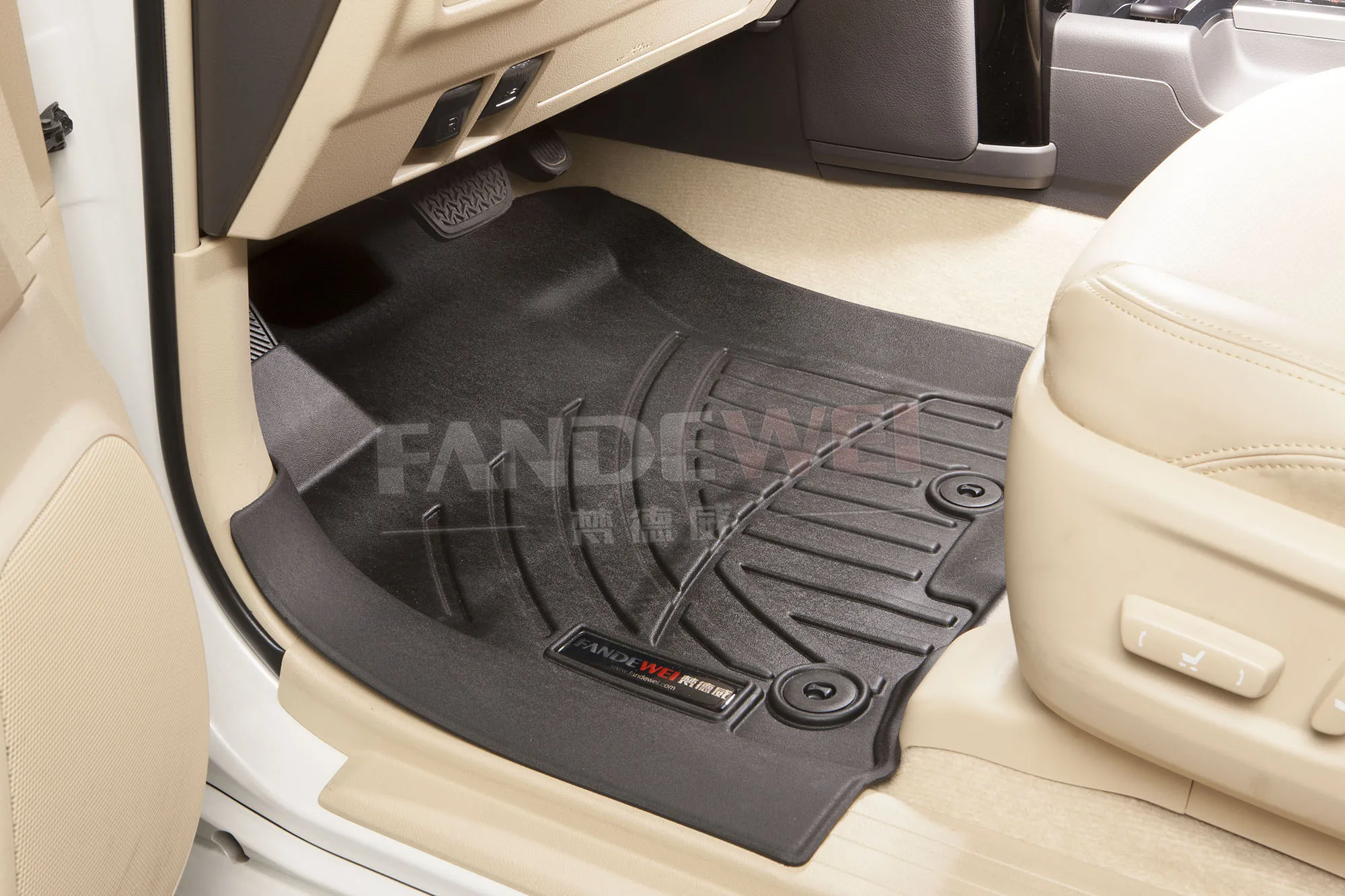 hot sale 3D car mats for Toyota Prado 150 waterproof anti-slip precise fitting TPE carpet auto interior protective accessories